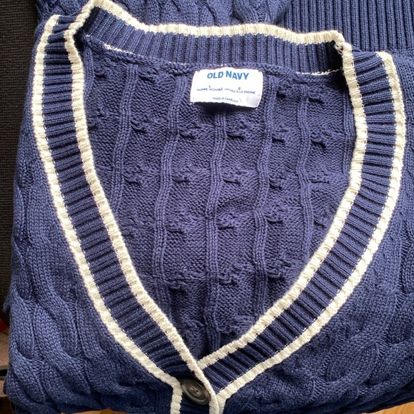 Slouchy Cable-Knit Cardigan Sweater L/XL - Picture 7 of 8